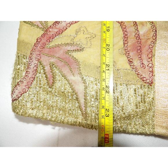 Flashback Cardigan Blazer Small Artsy Patchwork Quilted Peasant Vtg - Picture 10 of 14